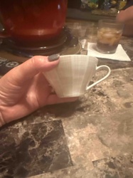 White Porcelain Demitasse Cup