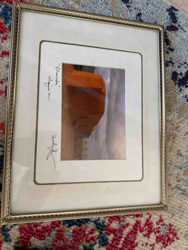 Framed Photograph with Signature - 'Morandi'
