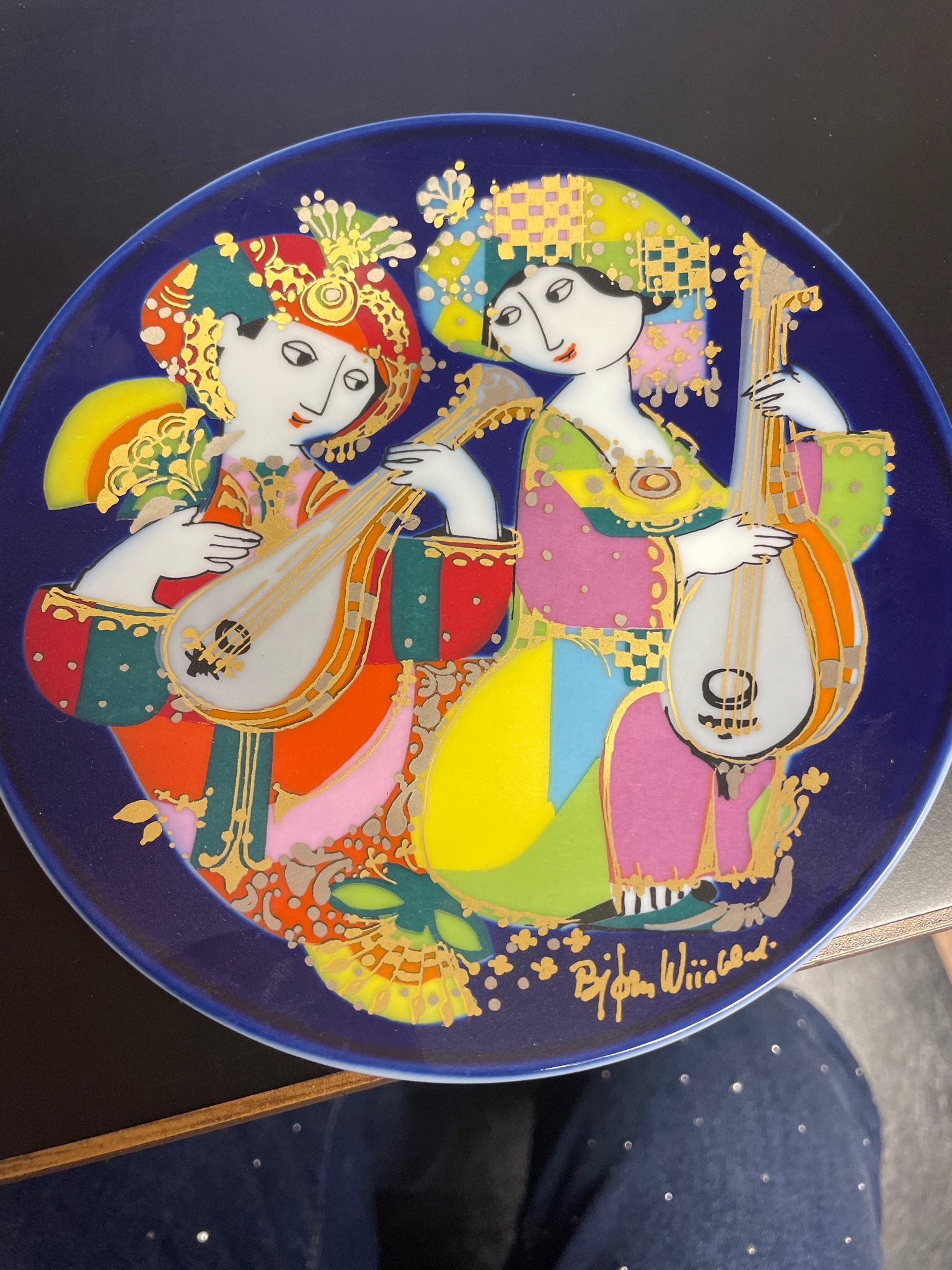 Rosenthal Studio-Line Collector Plate by Bjørn Wiinblad