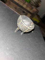 Miniature Bronze Tripod Vessel or Censer