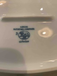 Lorenz Hutschenreuther Porcelain Item with Lion Mark