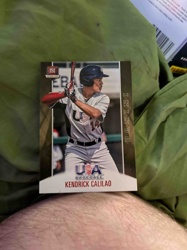 Kendrick Calilao 15U USA Baseball Panini Trading Card