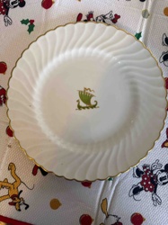 Carlton Ware 'Viking Ship' Scalloped Edge Plate
