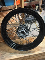 Motorcycle Spoked Wheel