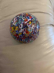 Murano Millefiori Glass Paperweight