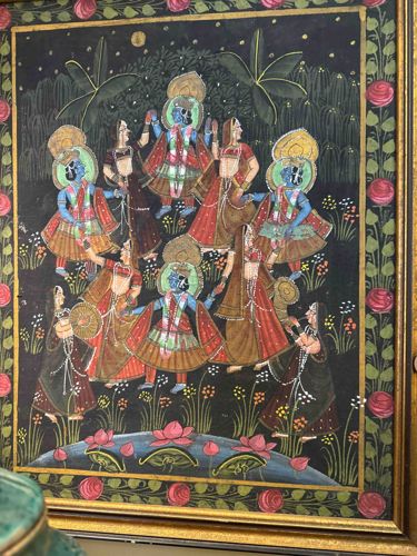 Radha-Krishna Maha Raas Leela Miniature Painting