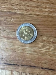 Thai Bimetallic Baht Coin