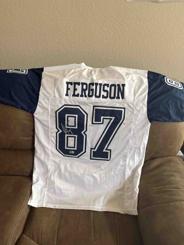 Autographed Jake Ferguson Dallas Cowboys Football Jersey