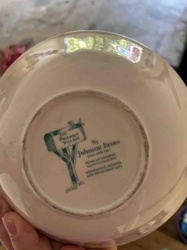 The Friendly Village Rimmed Bowl