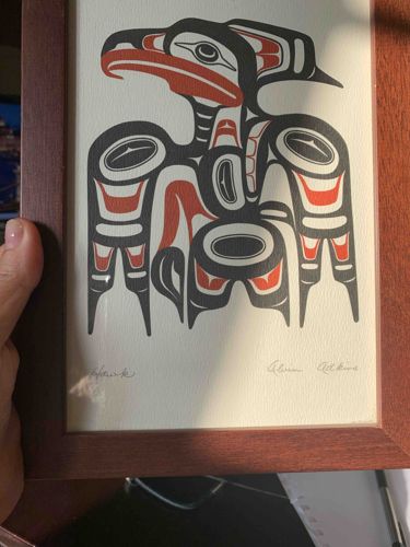 Hawk by Alvin Adkins (Framed Print)