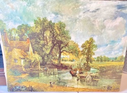 The Hay Wain' Reproduction Print on Board