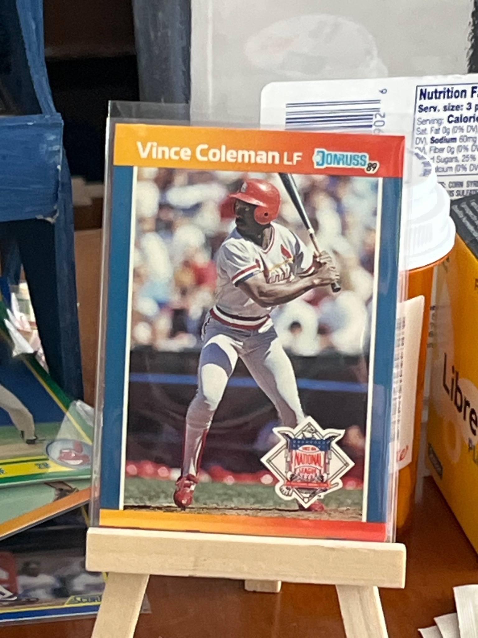 1989 Donruss Vince Coleman Baseball Card #123