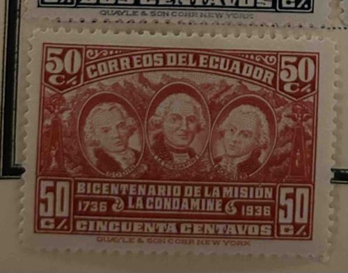 Ecuador 50 Centavos Bicentenario de La Mision Stamp