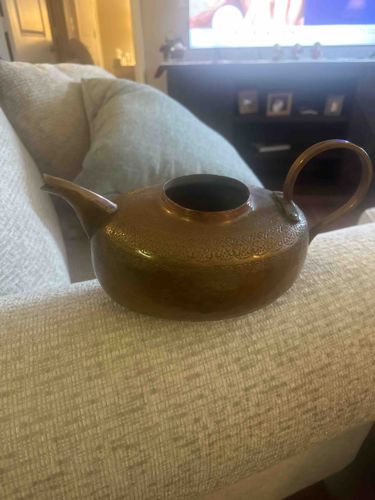 Vintage Hammered Copper Teapot