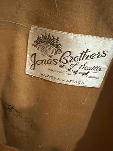 Jonas Brothers of Seattle Taxidermy Label