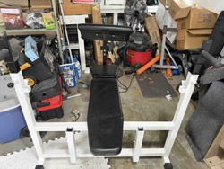 Pro Star Weight Bench with Curl Attachment and Dip Bars