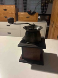 Vintage Hand-Crank Coffee Grinder