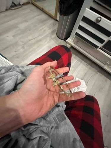 Gold-Tone Bow Bangle Bracelet