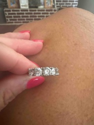 Five-Stone Anniversary or Half-Eternity Band Ring