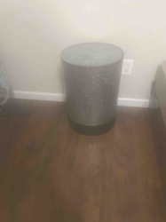 Cylindrical Stone or Concrete Side Table/Stool