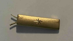 Vintage Star Engraved Hair Barrett