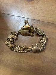 Noah's Ark Figural Link Bracelet