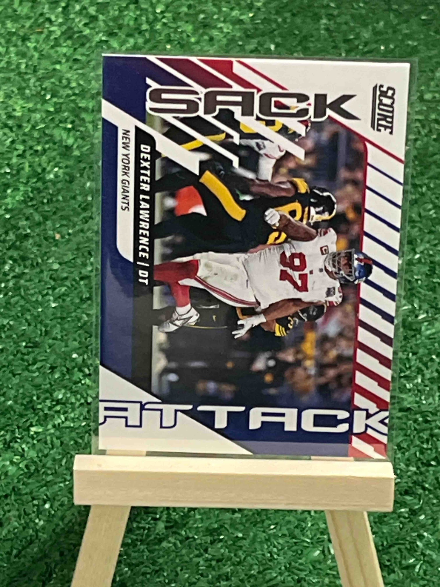 2023 Panini Score 'Sack Attack' Dexter Lawrence #SA-9 Trading Card