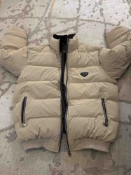 Prada Beige Puffer Jacket