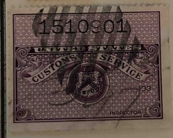 United States Customs Service Seal / Stamp