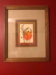 Framed Botanical Silhouette Print