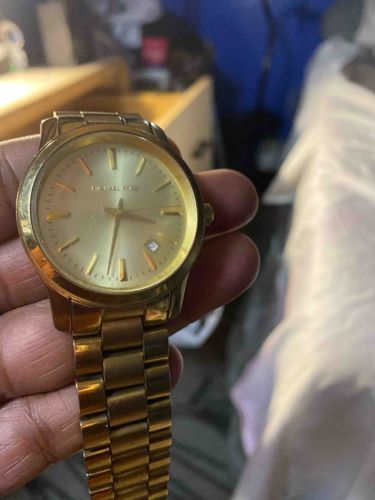 Michael Kors Oversized Slim Runway Rose Gold-Tone Watch