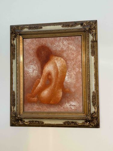 Seated Nude Figure Painting