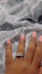 Princess Cut and Baguette Diamond Ring