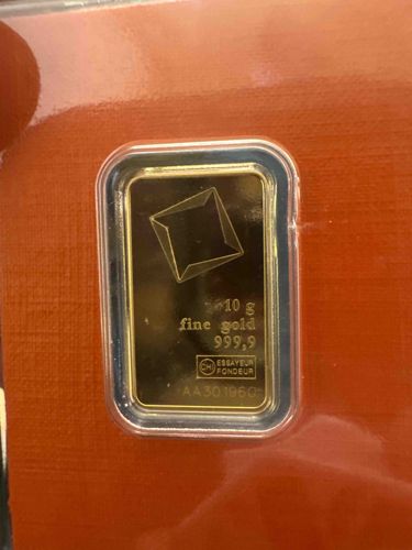 10 gram PAMP Suisse Fortuna Gold Bar