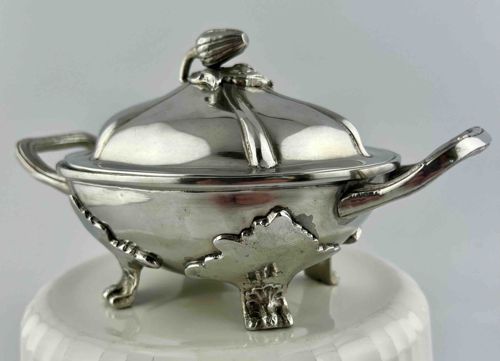 De Campo Portugal Silver Plated Lidded Miniature Tureen