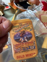 The Official Gold Rusher / Gold Rush Victim Gold Miner Novelty Item