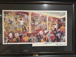 Legends in Sports Bar Print by Leroy Neiman