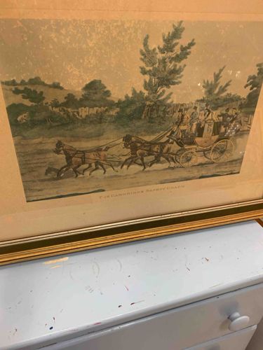 The Cambridge Safety Coach' Framed Print