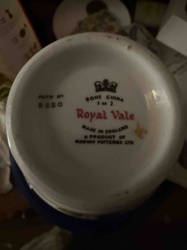Royal Vale Bone China Cup or Saucer Base