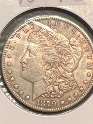 1879 Morgan Silver Dollar (Obverse)