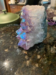 Aura Amethyst Geode/Cluster