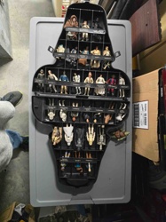 Vintage Kenner Star Wars Action Figures in Darth Vader Collector's Carrying Case