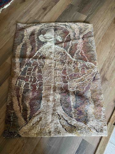 Polish Abstract Figural Tapestry (circa 1980)