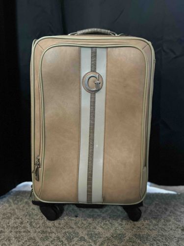 Guess Branded Upright Wheeled Suitcase