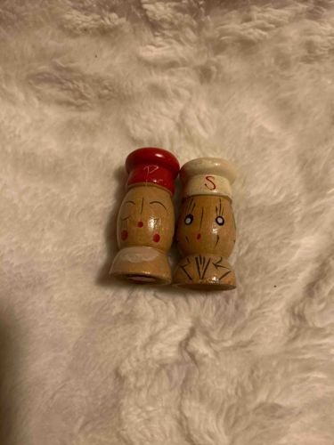Vintage Novelty Chef Salt and Pepper Shakers