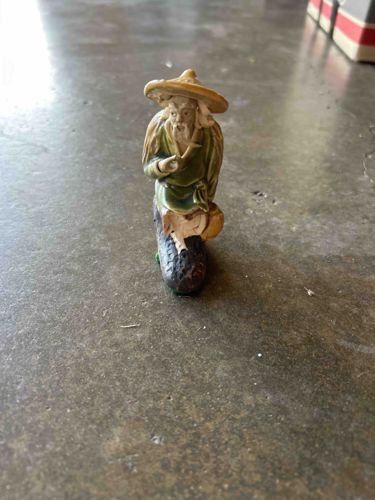 Asian Sage or Fisherman Figurine