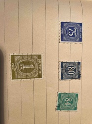 Deutsche Post (German Post) Revenue and Postage Stamps Assortment
