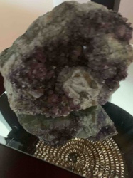 Amethyst (or Fluorite) Crystal Cluster