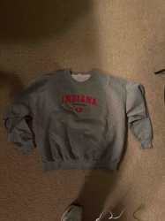 Indiana Hoosiers Grey Crewneck Sweatshirt