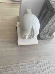 Modern Abstract Sculpture of a Head